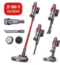 Golermo PowerSweep One – Draadloze Steelstofzuiger – 2-in-1 – 120W – 0.8L Zakloos – HEPA Filter – Accu – Voor Alle Vloeren — thumbnail 1