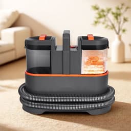 Tapijtreiniger - Draagbare Meubel- en Vlekkenreiniger - 1,5 L Schoonwatertank & 0,8 L Vuilwatertank - 11,5 kPa Zuigkracht - Wassen en Zuigen - Voor Tapijt & Bank — thumbnail 4