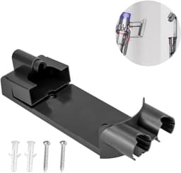 1stuk - Stofzuigeraccessoire - Wandbevestigingsbeugel - Compatibel met Dyson V7 V8 oplaadstation - Opladen en opbergen - Wandbevestigingsbeugel - Draadloze stofzuiger - Zwart — thumbnail 1