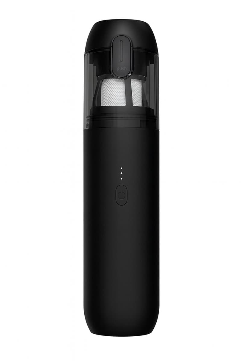 LEXO® - Kruimeldief PRO25- Draadloos opladen - 5 Opzet Stukken - 12000PA - Zwart - AutoStofzuiger - Mini Stofzuiger - HEPA Filter - Met Oplaadstation - EasyClean - Zwart - Met Blaasfunctie om bv luchtbed op te blazen — afbeelding 1