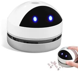 Mini-tafelstofzuiger: draagbare draadloze mini-tafelstofzuiger, USB-oplaadbare handstofzuiger, hoog zuigvermogen, mini-tafelstofzuiger voor bureau, reiniging van — thumbnail 1