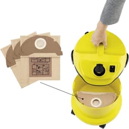 Geschikt voor Kärcher WD2 MV2/WD3 MV3 stofzuigeraccessoires: stofzakken, papieren zakken en filterzakken - 3 stuks — thumbnail 1