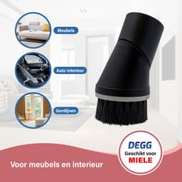 DEGG® - Stofzuiger Plumeau 35mm - Geschikt voor Miele - Opzetstuk Stofzuiger - Stofzuiger Mond - Opzetborstel - Plumeau Stofzuiger Mondstuk - Stofzuiger Hulpstuk - Plumeau Compact — thumbnail 3