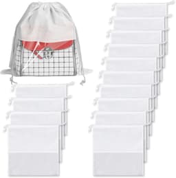 15x Stofzakken voor Handtassen met Zichtvenster - Stofdicht Opbergen van Tassen en Accessoires — thumbnail 5