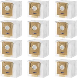 Allecto Plus - Stofzakken voor Robotstofzuigers - Geschikt voor ECOVACS Deebot T8, T9, N8 en DX93/DDX96 - 12 stuks - Stofzuiger Onderdelen en Accessoires — thumbnail 1