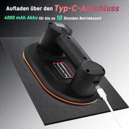 300 kg elektrische accu-vacuümzuiglift voor tegels en glas - 9,4 inch zuignap met auto-nazuigfunctie — thumbnail 5