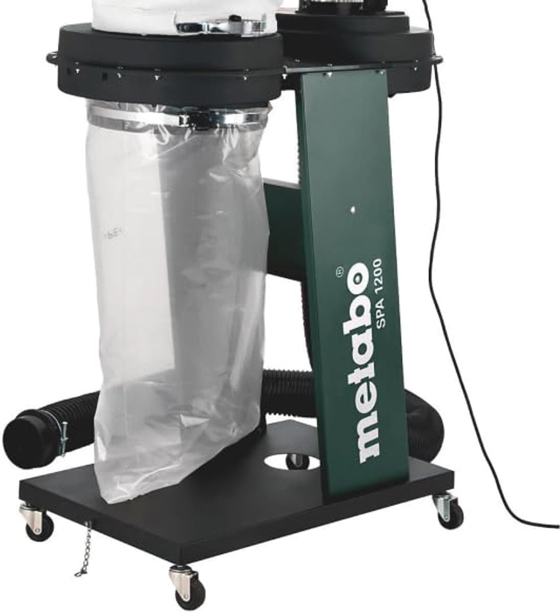 Mobiele spaanafzuiginstallatie voor houtbewerkingsmachines - 550 W, 65 l spaanzak, stofklasse L — afbeelding 1