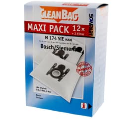 CleanBag stofzuigerzakken 12 stuks - Geschikt voor Bosch Siemens - G XL G XXL G ALL - Inclusief 2 filters - Alternatief - Maxipack - Voordeelpak — thumbnail 5