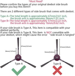 Onderdelen set - geschikt voor Ecovacs Deebot Ozmo 920 950 T8 T8MAX AIVI N8 pro T9 - Reinigingsborstel - Schrobborstels - 11 delig — thumbnail 5