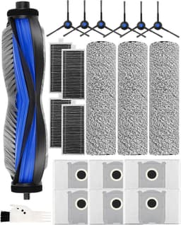 21stuks robotstofzuiger vervangingsonderdelen - geschikt voor Ecovacs Deebot x8 pro omni - met 6 stofzakken - 4 hepa filter - 6 zijborstels - 3 rolmoppen - 1 hoofdborstel - 1 borstel — thumbnail 1