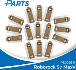 Roborock S7 MaxV Stofzakken (15 Stuks, Plus.Parts® alternatief voor 8.02.0101) — thumbnail 1