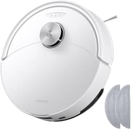 Roborock Q10 S5 Set Robotstofzuiger-10000 Pa Zuigkracht-Dubbele Anti-klitfunctie-VibraRise 2.0-Systeem–8 mm Dweillift–PreciSense LiDAR-navigatie–Obstakelvermijding–APP–Wit-2 Dweilen — thumbnail 1