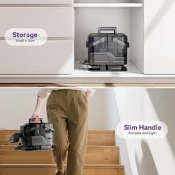 SnelShoppen - Draagbare Tapijtreinigingsmachine, 20kpa Sterke Zuigkracht, Vlekkenreiniger, Bekleding Reinigingsmachine met Handvat voor Huisdierenvlek — thumbnail 3
