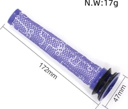 JGR Filter Set voor Dyson V7 & V8 Steelstofzuiger - Filter Set - Wasbaar - Pre en Post Filter - 1x Voor Filter 1x Motor Filter — thumbnail 3