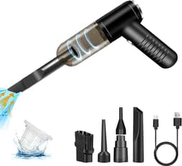 Draadloze Handstofzuiger 3-in-1 met 10.000 Pa Zuigkracht - Oplaadbare Mini Accustofzuiger voor Auto en Thuis — thumbnail 1