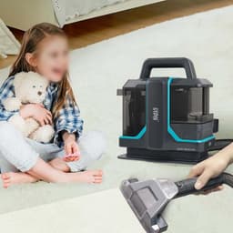 Draagbare Tapijtreiniger 220-240V - 450 W Vermogen - 0,6-1 L Stofbox - ABS Materiaal - Voor Bank En Autostoel — thumbnail 4