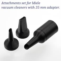 Set van 3 Zuigmondjes + Adapter voor Ø35 mm Slang - Geschikt voor Miele Stofzuiger — thumbnail 5