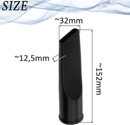 Crevice Nozzle Ø35 mm voor Stofzuiger - Geschikt voor Miele — thumbnail 2