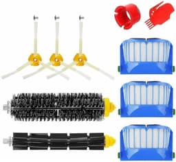 Geschikt voor Roomba 600-serie borstelset - Een set van 10 accessoires (zijborstels, filters, reinigingsborstels, enz.) voor robotstofzuigers. — thumbnail 1