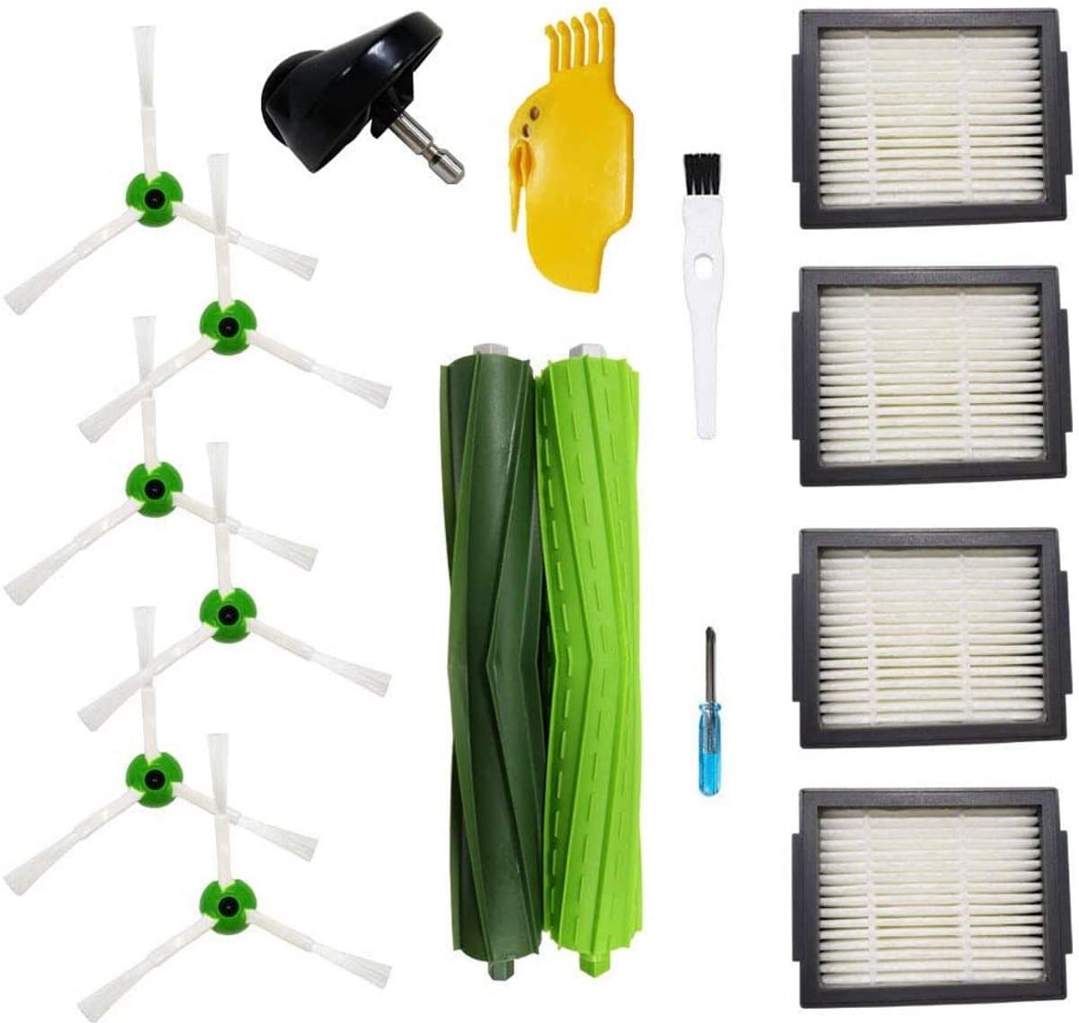 Reserveonderdelen accessoires Geschikt voor iRobot Roomba i7/i7+/E5/E6/E7 16 onderdelen — afbeelding 1