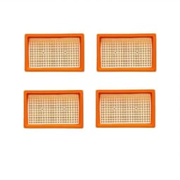 4 Stuks HEPA Stofzuigerfilters Compatibel met Kärcher MV4 MV5 MV6 WD4 WD5 WD6 – Vervangend Luchtfilter – 160x100x50 mm – Duurzaam & Efficiënt – Voor Nat- en Droogzuigers – Stofzuigeraccessoire — thumbnail 1