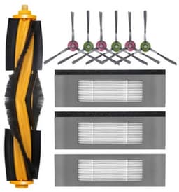 WiseGoods Premium Rolborstels - Borstel Geschikt Voor Ecovacs Deebot Ozmo - HEPA Filters - Robotstofzuiger Onderdelen - Borstels — thumbnail 1