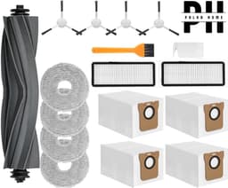 PolkaHome® Complete Accessoireset geschikt voor Dreame L10s Ultra, L10 Ultra, L10s Pro, L10s Pro Gen 2, L10 Prime, L10 Pro & Xiaomi X10+, X20+ – Hoofdborstel, Filters, Stofzakken, Zijborstels en Dweilpads — thumbnail 2