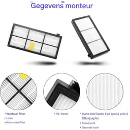 13 stuks Complete Onderhoudsset - geschikt voor de iRobot Roomba 800 en 900 Serie - Vervangende onderdelen Geschikt voor 805 860 870 871 880 890 960 985 accessoires — thumbnail 2