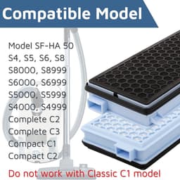 Compatibel met accessoires en HEPA-filterpatronen Geschikt voor de Miele SF-HA 50 S4 S5 S6 S8 stofzuiger. — thumbnail 2