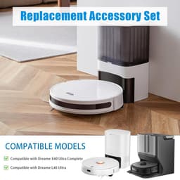 21 stuks accessoires Geschikt voor Dreame L40 Ultra/X40 Ultra Complete/X40 Master/MOVA P50 Pro Ultra robotstofzuiger reserveonderdelen accessoiresset hoofdborstel stofzakken zijborstels dweildoeken — thumbnail 3