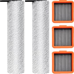 Rolborstel & filter - geschikt voor UWANT D100 - D100 PRO - V8 - V10 - V20 - D5 - D5 PRO - A60 - A100 - voor robotstofzuiger - 5 stuks — thumbnail 1