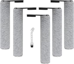 5x Borstelrol - geschikt voor Tineco FLOOR ONE S7 PRO - FLOOR ONE S6 - FLOOR ONE SWITCH S6 - FLOOR ONE SWITCH S7 - FLOOR ONE S7 COMBO - FLOOR ONE S7 FLASHDRY Stretch draadloze stofzuiger reserveonderdelen - met reinigingsborstel — thumbnail 1