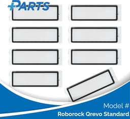 Roborock Qrevo Standard Filters (8 Stuks, Plus.Parts® alternatief voor 8.02.0240) — thumbnail 1