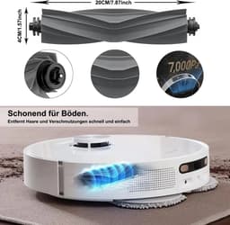 Geschikt voor Dreame L20 Ultra/L20 Ultra Complete accessoireset bevat: 2 rolborstels, 6 stofzakken, 4 dweilpads, 6 zijborstels en 2 filters. Het betreft een reserveonderdelen- en accessoireset geschikt voor robotstofzuigers. — thumbnail 4