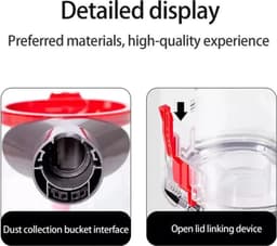 Vervangende onderdelen voor de stofbak van Geschikt voor Dyson V7 en V8 — thumbnail 3