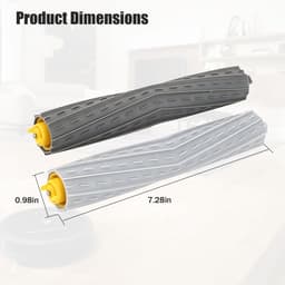 2 paar - Accessoires voor robotstofzuigers - Hoofdborstel voor iRobot Roomba 800- en 900-serie - Vervangende borstel voor modellen 860, 870, 880, 980 - Reinigingsborstel - Reinigingsaccessoires - Diverse kleuren — thumbnail 2