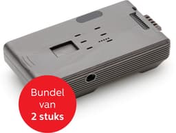 Solis Vervangende Batterij voor Solis Flexi Vac Cleaner 350 - Accu - Alleen Compatibel met de Solis Flexi Vac Cleaner 350 - 2 Pack — thumbnail 1