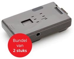 Solis Vervangende Batterij voor Solis Flexi Vac Cleaner 350 - Accu - Alleen Compatibel met de Solis Flexi Vac Cleaner 350 - 2 Pack