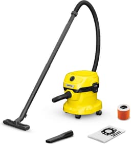 WetDry Master 1000W Nat- en Droogzuiger – 12L Kunststof Container – Cartridge Filter & Vliesfilterzak – 1,8 m Zuigslang – Blaasfunctie – Vloer- en Kierenzuigmond – Compact & Krachtig voor Huis, Garage en Auto — thumbnail 1
