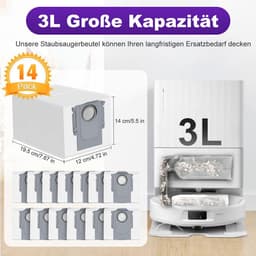 Stofzakken Geschikt voor Roborock Qrevo/Saros-serie stofzuigers. Stofzakken Geschikt voor cQrevo S/Saros 10R / QV 35A / QRevo Pro/Edge/Curv/Master / S8 MaxV. — thumbnail 5
