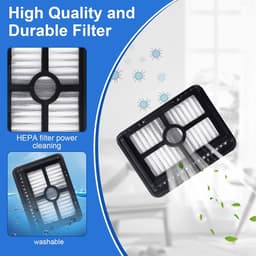 5-delige Accessoireset - Geschikt voor Dreame H12 Pro, H12 Pro Plus Draadloze Nat- en Droogzuiger - 2 Borstelrollen + 2 HEPA-filters + 1 Reinigingsborstel — thumbnail 3