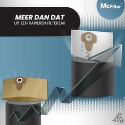 20 Stofzuigerzakken 20L Compatibel voor Alle 20 Liter Stofzuigers voor Nat Gebruik — thumbnail 3