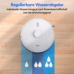 MEDION robotstofzuiger met lasernavigatie en wisfunctie X41 SW (krachtige 8000Pa zuigkracht, 2in1 robotstofzuiger, nauwkeurig in kaart brengen, Go & No Go zones, meerdere vloeren) — thumbnail 2