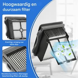 GELLDG Stofzuigeraccessoires - Vervangende rolborstels voor stofzuigers - HEPA-filter - Inclusief 2 rolborstels, 2 filters en 1 reinigingsborstel - Geschikt voor Tineco Floor One S5 / S5 Pro / S5 Pro 2 / S5 Extreme — thumbnail 3