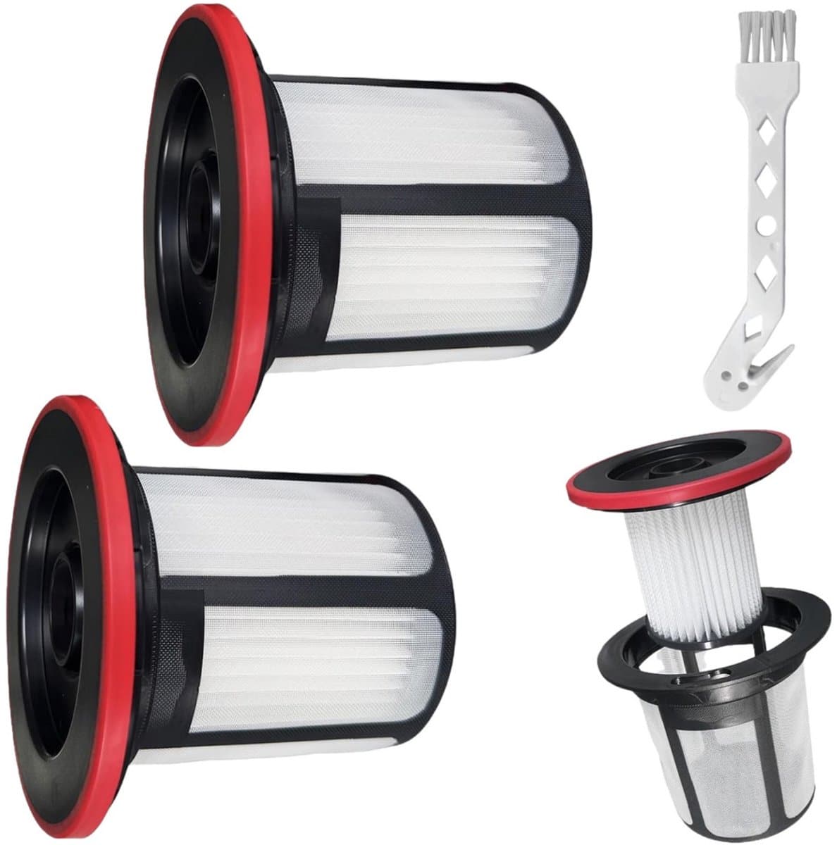 Filter - 2 Stuks - Geschikt voor Bosch Unlimited Serie 6 Accustofzuiger - Stofzuigerfilter - Vervangingsfilter - Stofzuiger Onderdeel — afbeelding 1