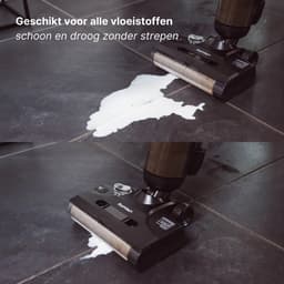 Sophitech DualClean Pro - Dweilstofzuiger 2-in-1 - Stofzuiger met Dweilfunctie - Nat & Droog - Zelfreinigend - Draadloos - Tot 40 min Accu — thumbnail 2