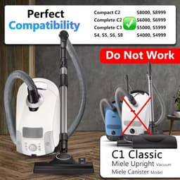 Geschikt voor Miele C2 C3 S5 S8 SF-HA 50-serie stofzuigers HEPA-filter 3D Airclean GN stofzak motorbeschermingsfilter — thumbnail 3