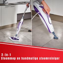 DYNA® Stoomreiniger vloer - Stoomreiniger - Stoomreinigers - Paars - 32cm x 20cm x 112cm — thumbnail 4