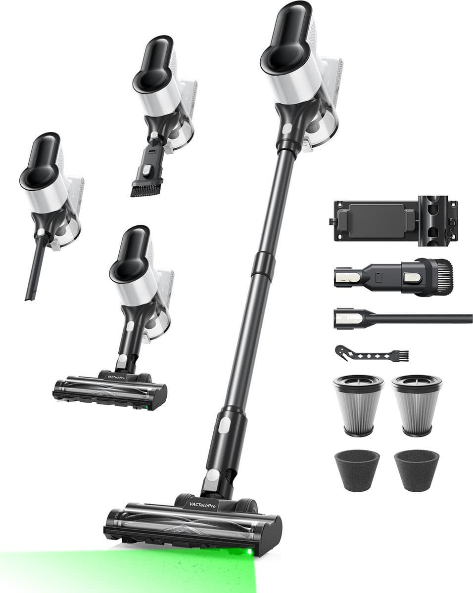 VACTechPro F02 Lite Steelstofzuiger Draadloos - 50000Pa - 550W - 50 Min — afbeelding 1
