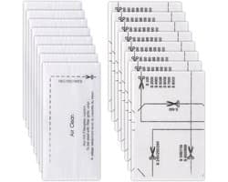 8 sets filterkatoen - 2 vellen Filterkatoen -Filter en filterpad Geschikt voor Miele stofzuigers - Stofzuigerfilter voor Miele stofzuiger - motorbeschermingsfilter - stofzuigerfilterset SAC20/30 microfilter - compatibel met Miele